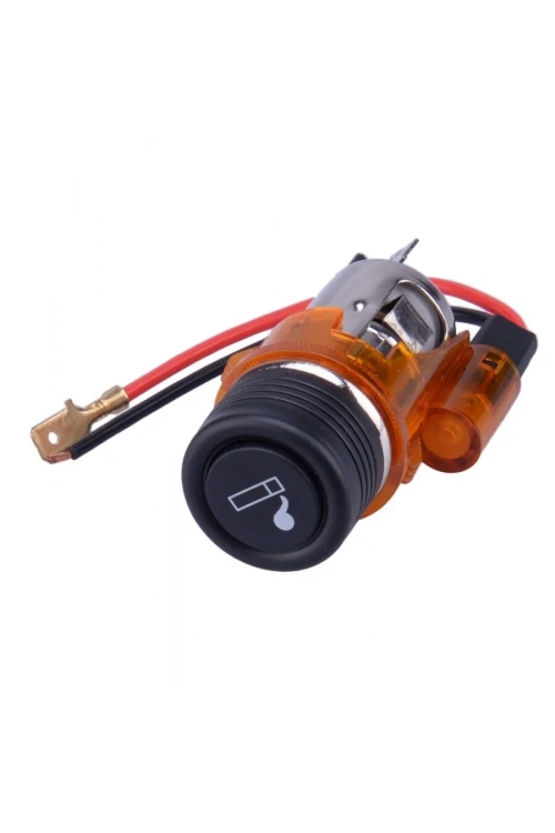 12V 120W Işıklı Oto Çakmaklık - Sarı