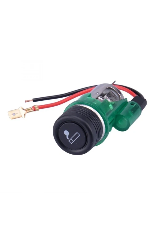 12V 120W Işıklı Oto Çakmaklık - Yeşil