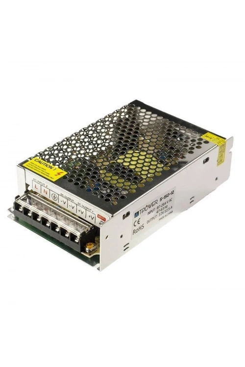 12V 12,5A Metal Case Power Supply