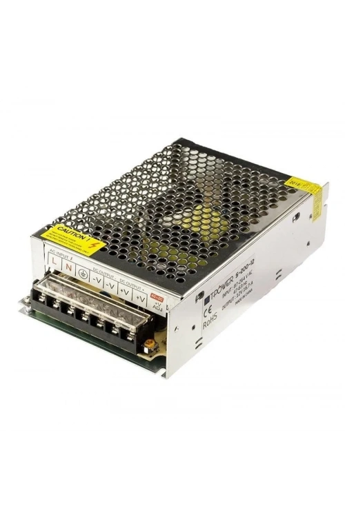 12V 16.5A Metal Kasa Güç Kaynağı