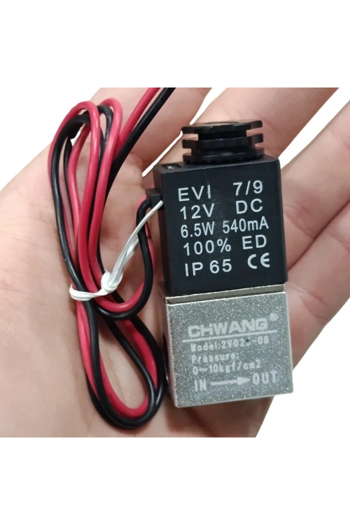 12V DC Selenoid Valf 2V025-08 Pnömatik Valf