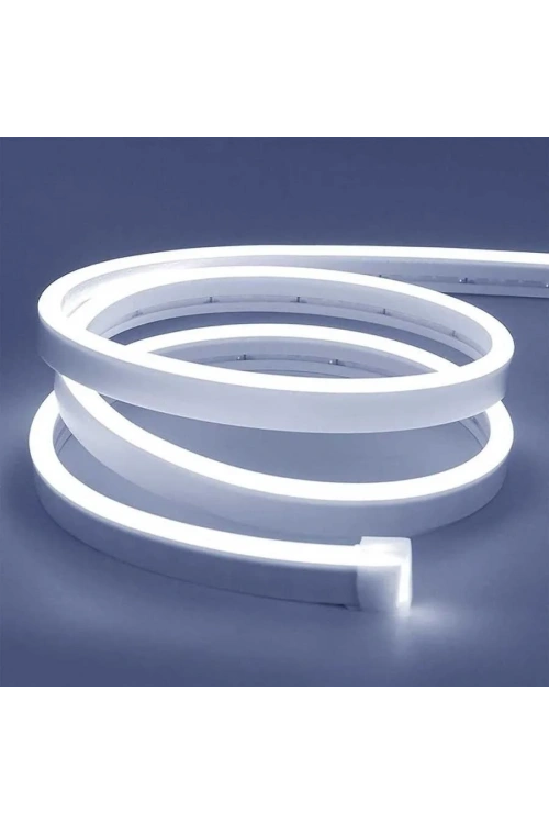 12V Esnek Neon Şerit Led 5 Metre - Beyaz