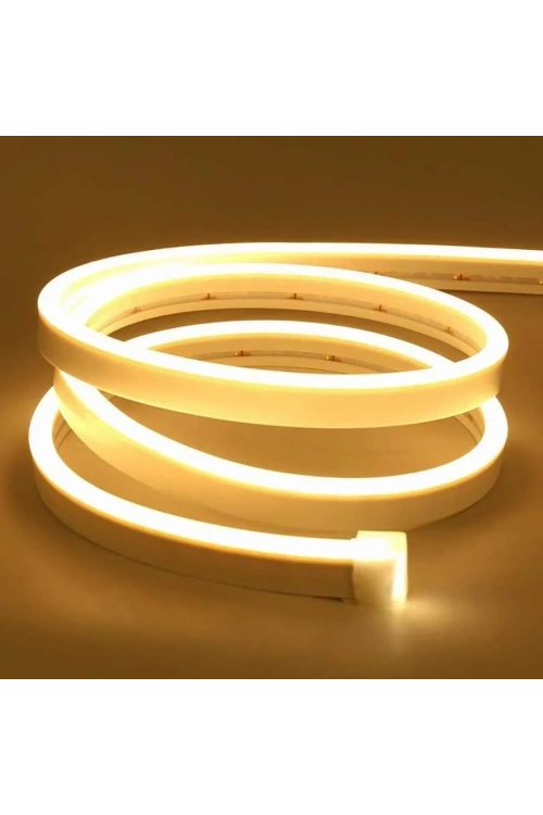 12V Esnek Neon Şerit Led 5 Metre - Gün Işığı