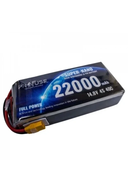 14.8V 4S 22000mAh 40C Lipo Batarya
