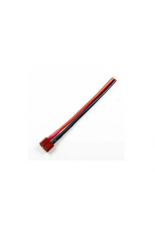 14AWG T-Plug (Deans) Dişi 10 cm Silikon Kablo