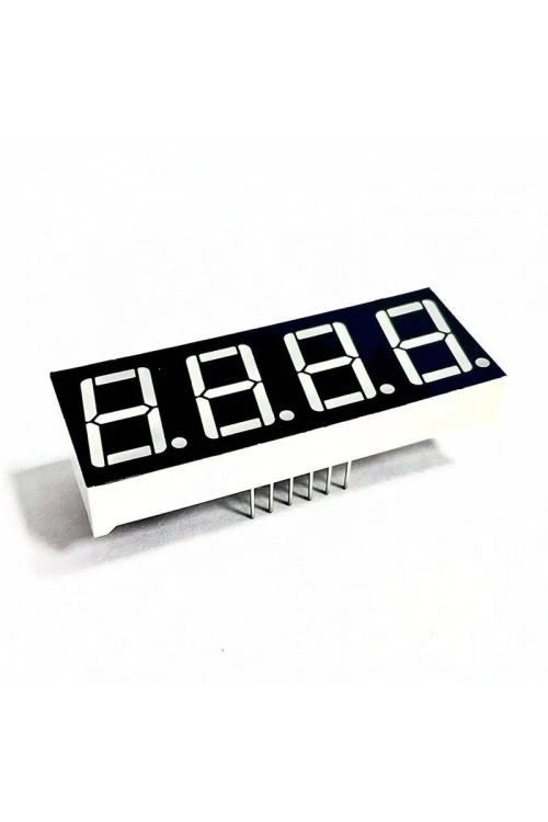 14mm 4 lü 7 Segment Display Kırmızı Ortak Katot