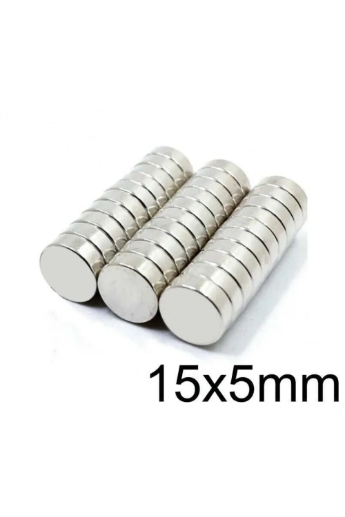 15X5mm Neodyum Güçlü Mıknatıs - Neodim Magnet