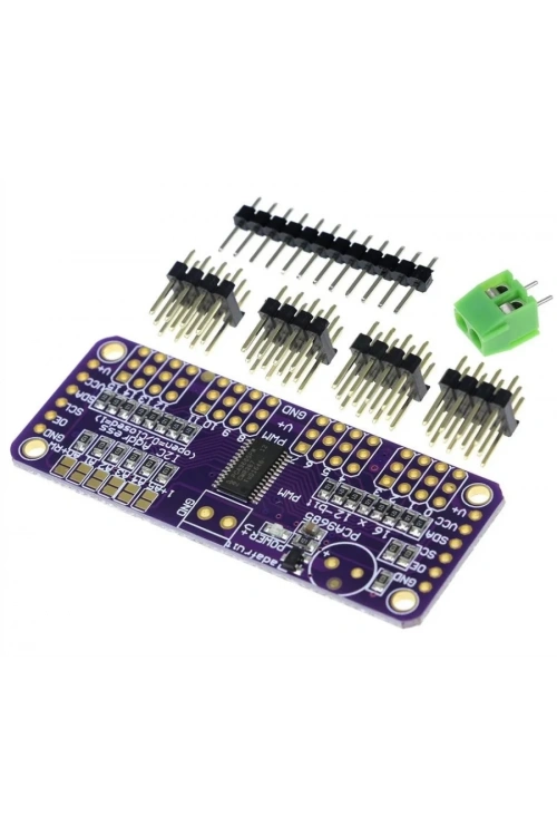 16 Kanal I2C PWM/Servo Sürücü Kartı PCA9685