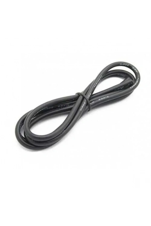 18 AWG Silikon Kablo Siyah - 1 Metre