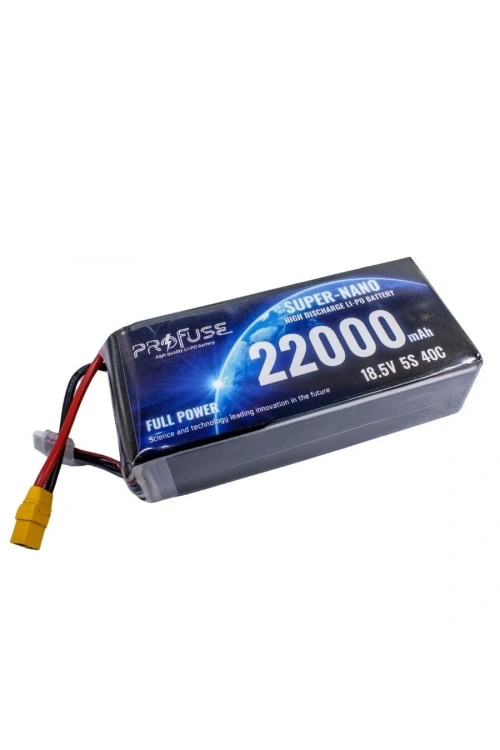 18.5V 5S 22000mAh 40C Lipo Batarya