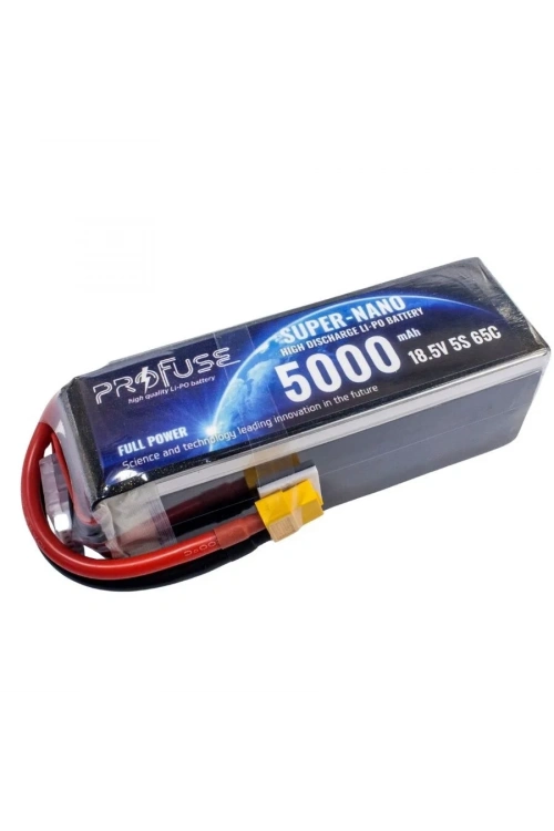 18.5V 5S 5000mAh 65C Lipo Batarya