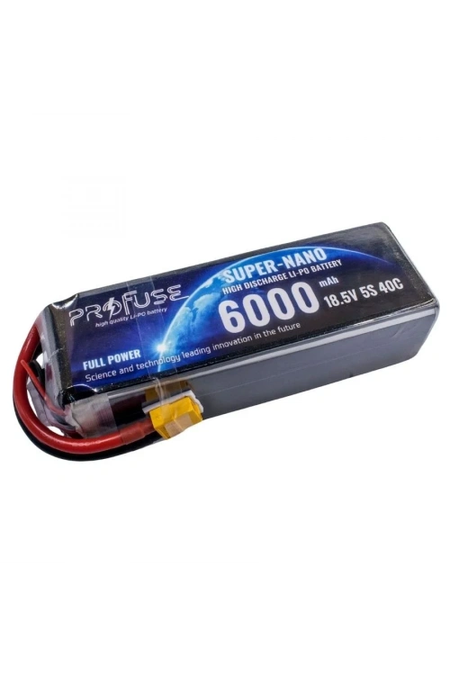18.5V 5S 6000mAh 40C Lipo Batarya