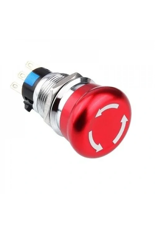 19M-Q1 19mm Metal Acil Stop Butonu 1NO+1NC