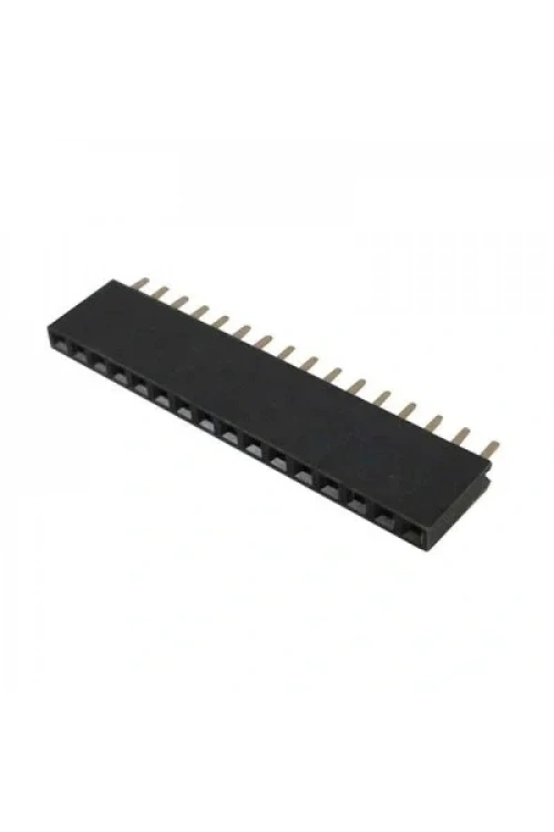 1x16 Dişi Header 16 Pin 180 Derece