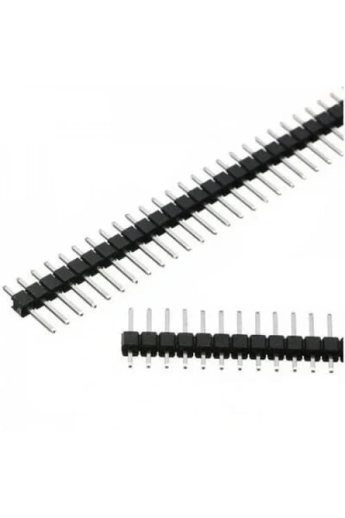 1x40 Erkek Header 40 Pin 2.54mm 180 Derece