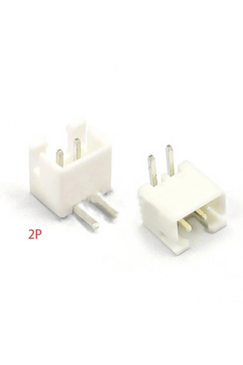 2 Pin JST-XH 2.54 Tunik Konnektör Erkek Eğik 90°