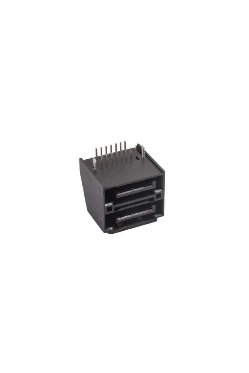 2 Port Dişi SATA Konnektör PCB Tipi