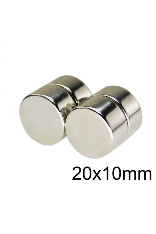 20X10mm Neodyum Güçlü Mıknatıs - Neodim Magnet
