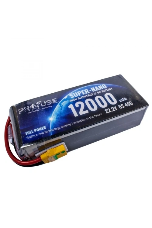 22.2V 6S 12000mAh 40C Lipo Batarya