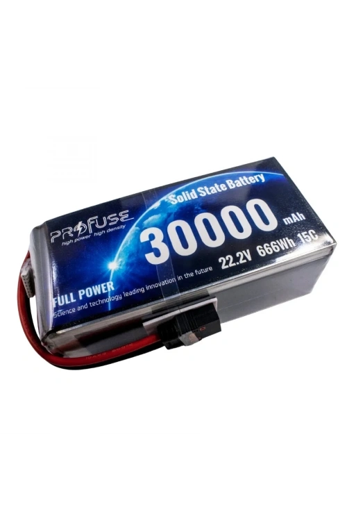 22.2V 6S 30000mAh 15C Solid State Lipo Batarya
