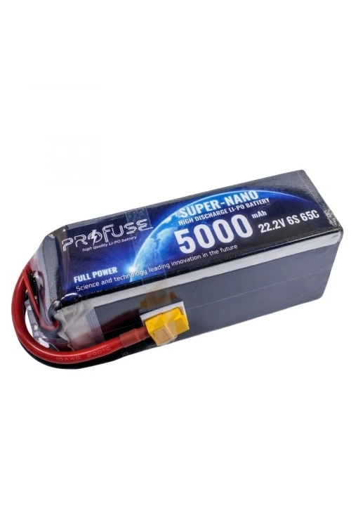 22.2V 6S 5000mAh 65C Lipo Batarya