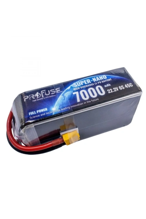 22.2V 6S 7000mAh 45C Lipo Batarya
