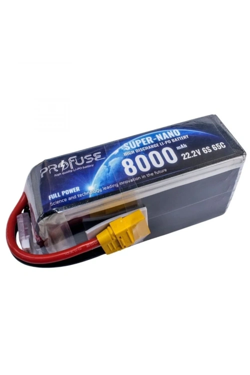 22,2V 6S 8000mAh 65C Lipo Batarya