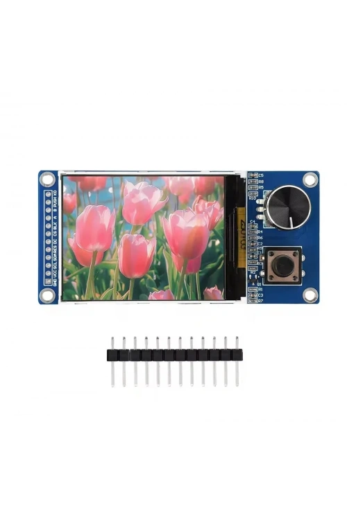 2,4 ST7789 LCD TFT Ekran + EC11 Rotary Encoder Modülü