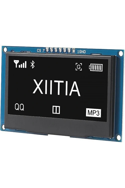 2.42 İnç VER 4.1 128x64 SSD1309 7 Pinli SPI/I2C OLED LCD Ekran Modülü