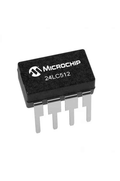 24LC512-I/P DIP-8 400kHz Mikrodenetleyici