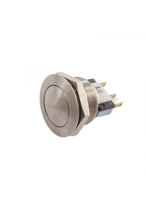 24mm Düz Yaylı Metal Buton - AV24LB404