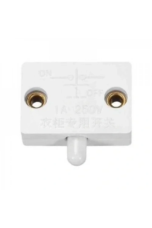 250V 1A Dolap Kapak Switch NC - Beyaz