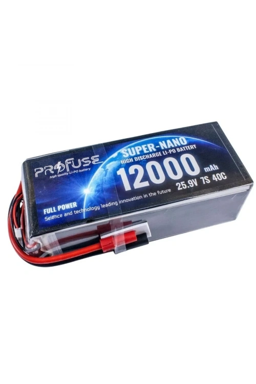 25.9V 7S 12000mAh 40C Lipo Batarya