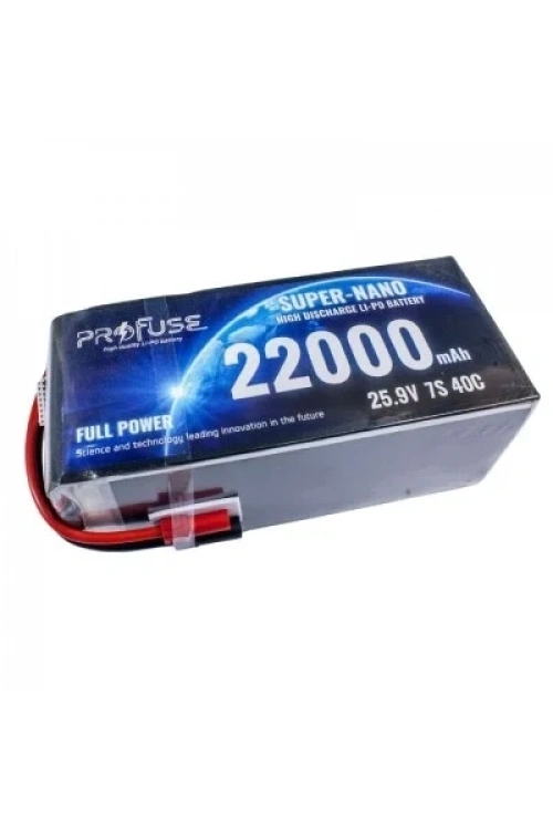 25.9V 7S 22000mAh 40C Lipo Batarya