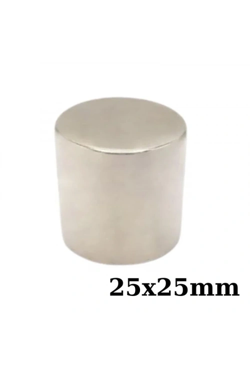25x25mm Neodyum Güçlü Mıknatıs - Neodim Magnet