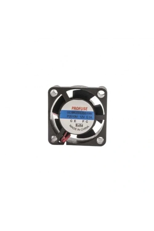 25x25x10mm 12V 0.10A Fan 2 Kablolu