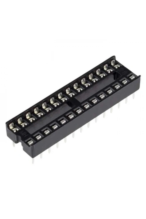 28 Pin Dar DIP Soket - Entegre Soketi