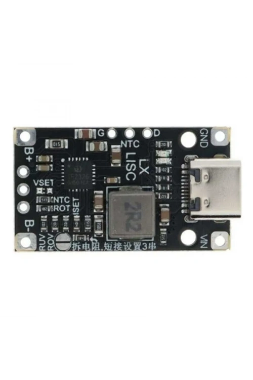 2S 7.4V Lityum Pil Şarj Devresi USB C