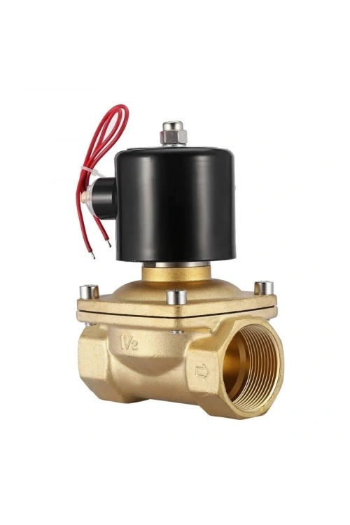 2W-400-40 AC 220V NC Elektromanyetik Valf - Solenoid Valf