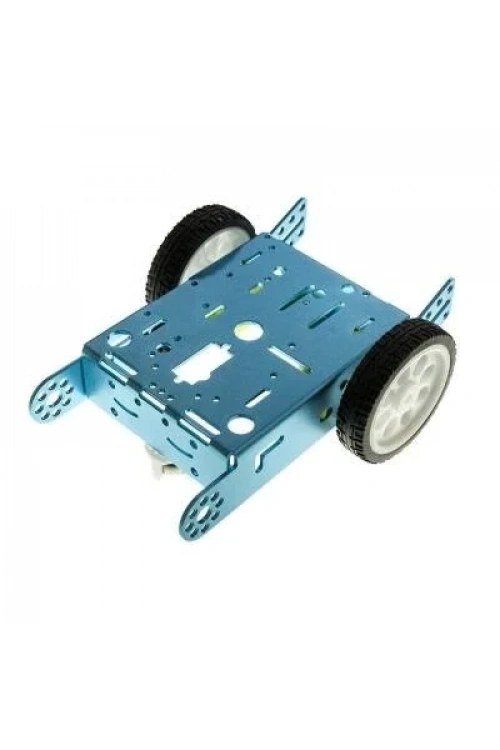 2wd mBot Alüminyum Araç Kiti - Mavi ( Motor ve Tekerlek Dahil)