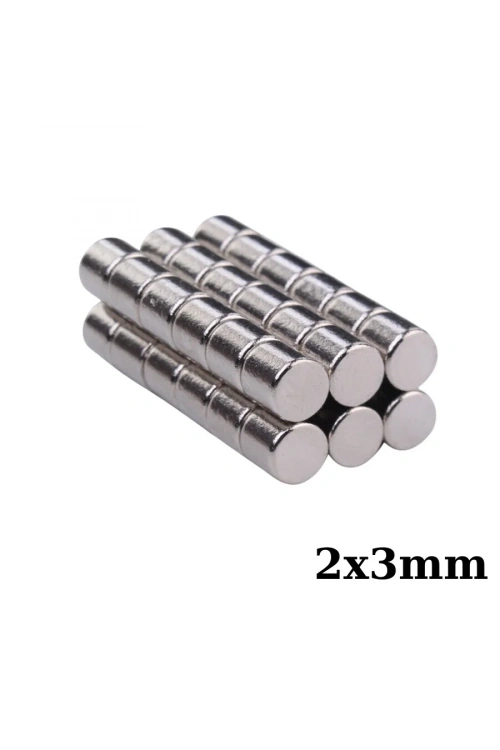 2x3mm Neodyum Güçlü Mıknatıs - Neodim Magnet