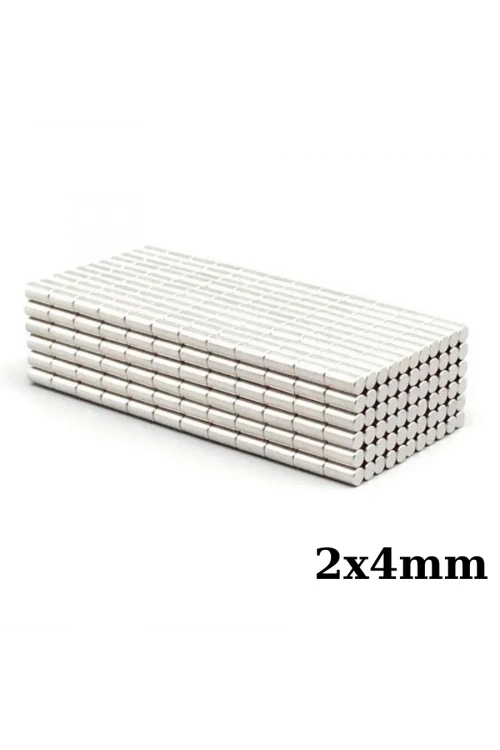 2x4mm Neodyum Güçlü Mıknatıs - Neodim Magnet