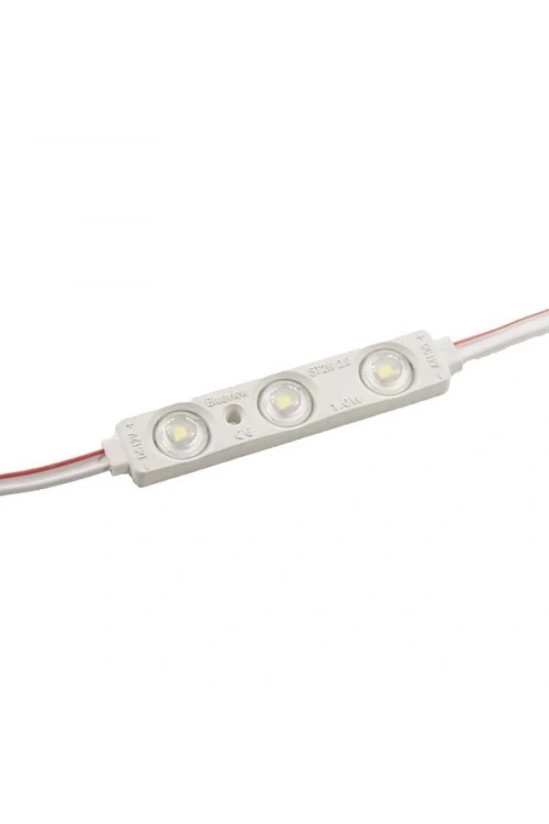 3lü Mercekli Modül Led - Beyaz 12V 1W