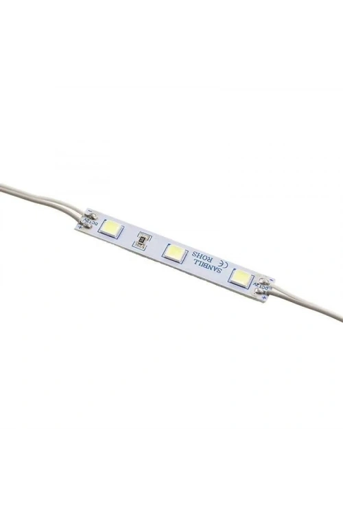 3lü Merceksiz Modül Led - Beyaz 12V 0.50W