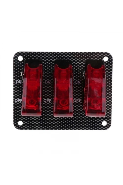 3lü ON-OFF Toggle Switch Panel