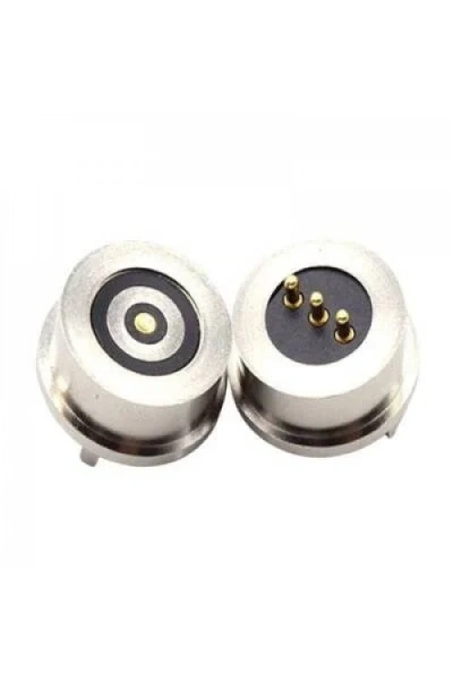 3-Pin 13.5mm Pogo Pin Manyetik Konnektör Takımı (2-Pin Ortak)