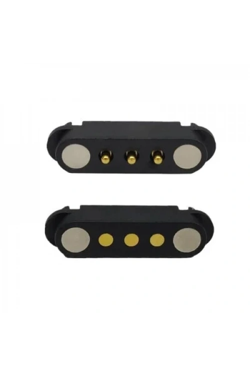 3-Pin 2.54mm Pogo Pin Manyetik Konnektör Takımı