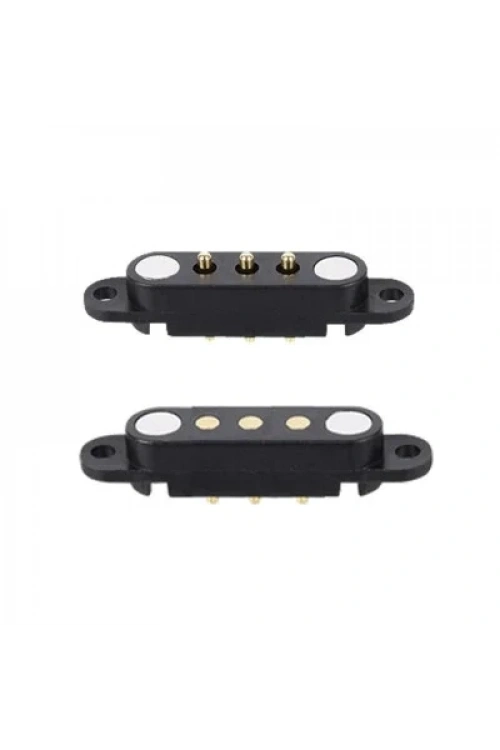 3-Pin 2.54mm Pogo Pin Manyetik Konnektör Takımı - Kulaklı
