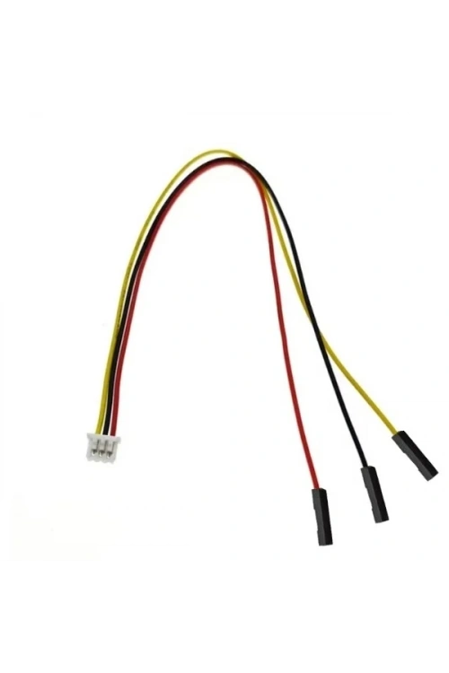 3-Pin JST 1.25mm Dişi - 2.54mm Dişi Dupont Dönüştürücü Kablo - 20cm