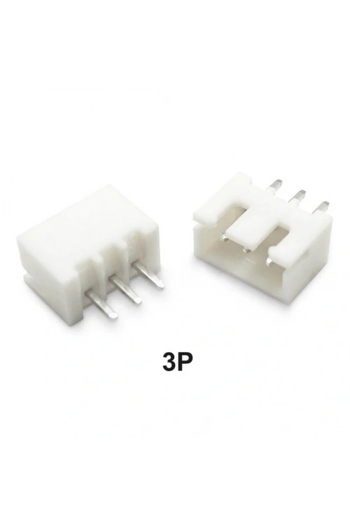 3 Pin JST-XHB 2.54 Düz Tunik Konnektör Erkek